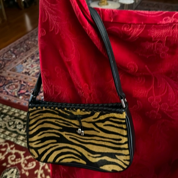 Ann Taylor Animal Print Small Bag Good Condition - Picture 1 of 8